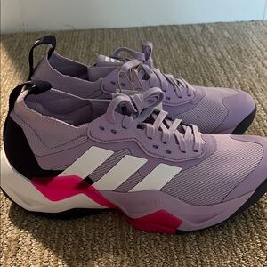 Adidas Women's Lilac and Pink Athletic Shoes
